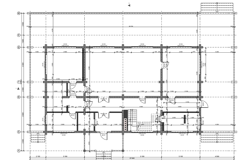 Дом-клеёный-брус-20400х11200мм-АР