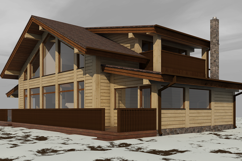 Дом-2эт-каркас-17600х8300-ЭП Дом-2эт-каркас-17600х8300-ЭП