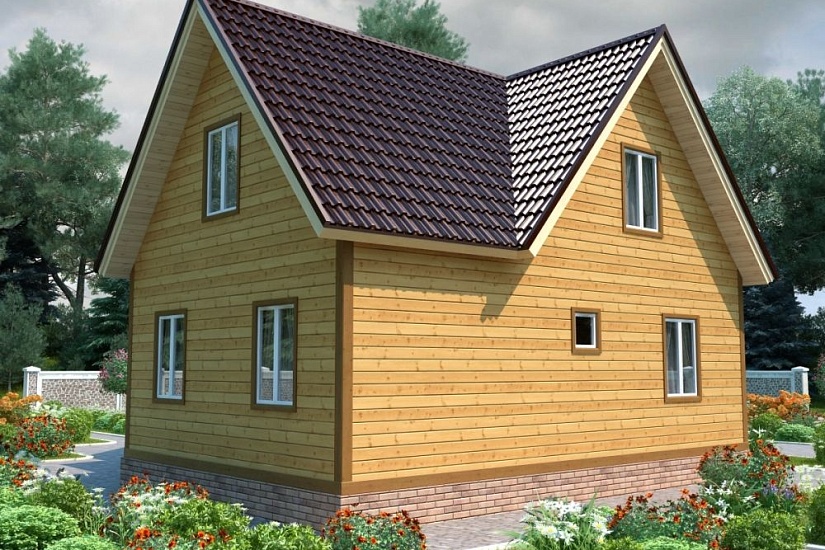 ДОМ ИЗ БРУСА ДБр-130б