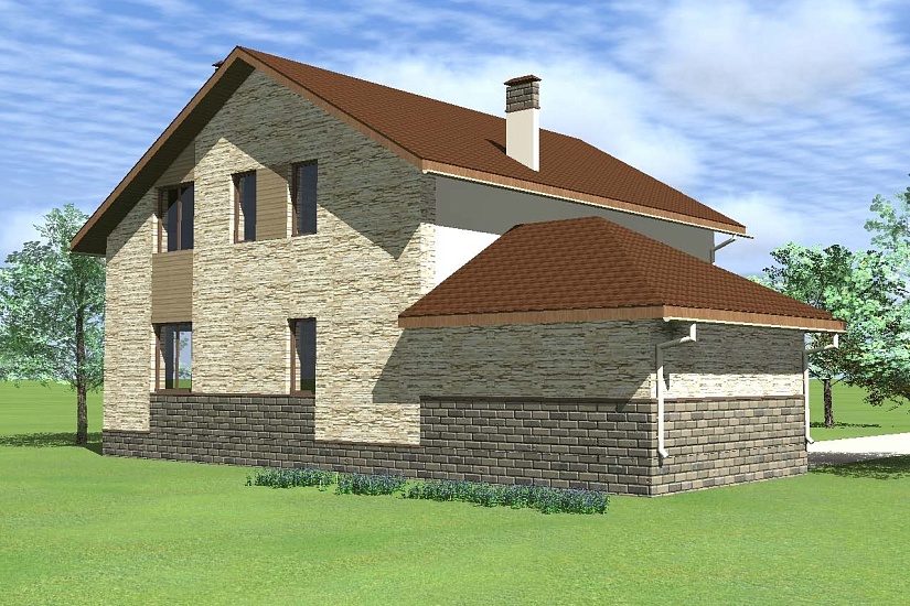 Каркасный дом КД-187