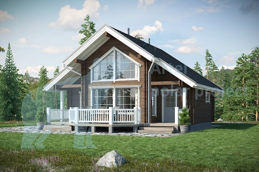 Проект дома POLAR 80 Проект дома POLAR 80