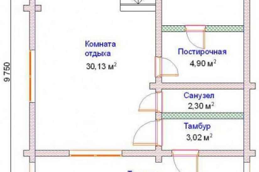 Баня БС - 76 кв.м
