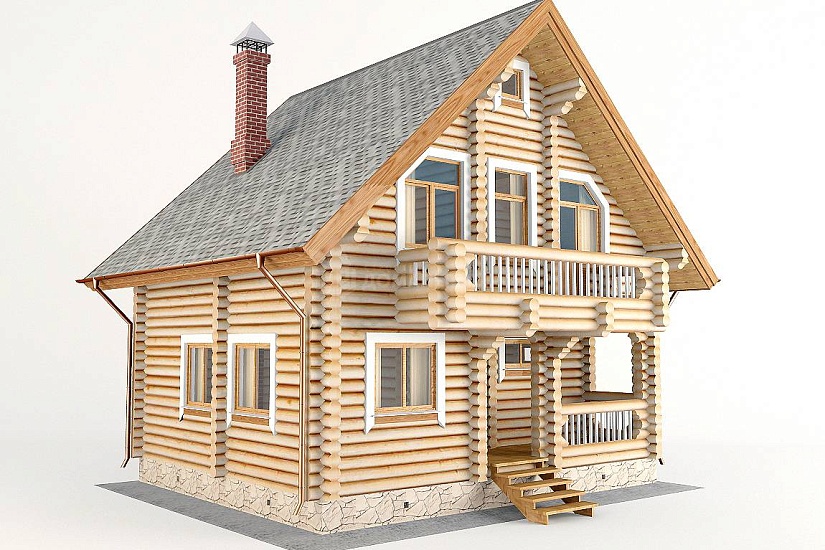 ДОМ-БАНЯ ИЗ БРЕВНА ДБ-117