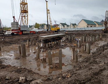 Испытания забивных свай для фундамента многоквартирного жилого дома