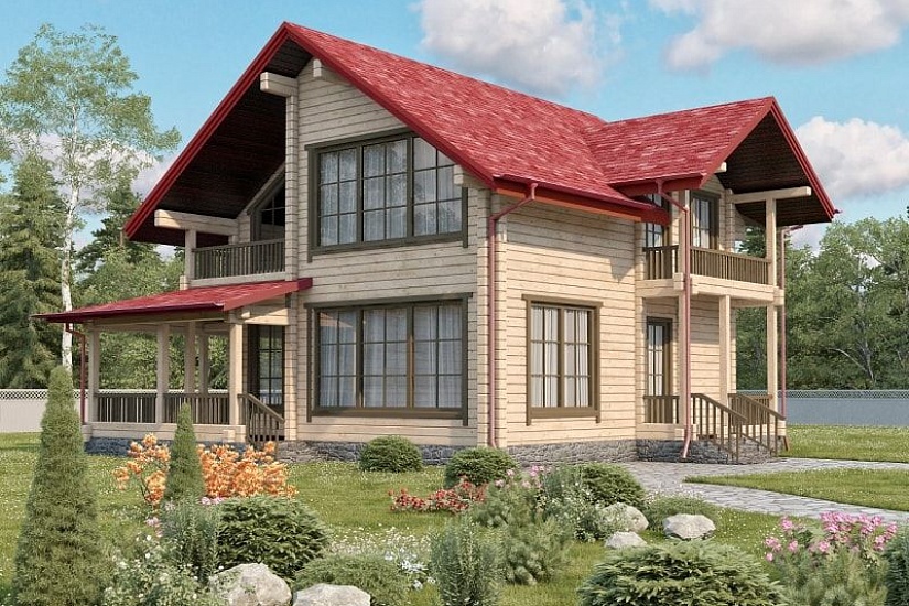 Дом из профилированного бруса ПБ-149