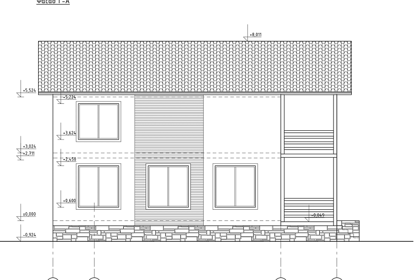 Дом с гаражом 12х16-2эт- СИП-АР