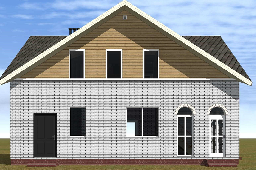 Дом-1,5эт-кирпич-каркас-10350х10350-ЭП