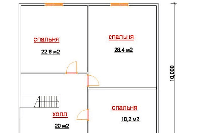 Дом 10х12,5 К2П12