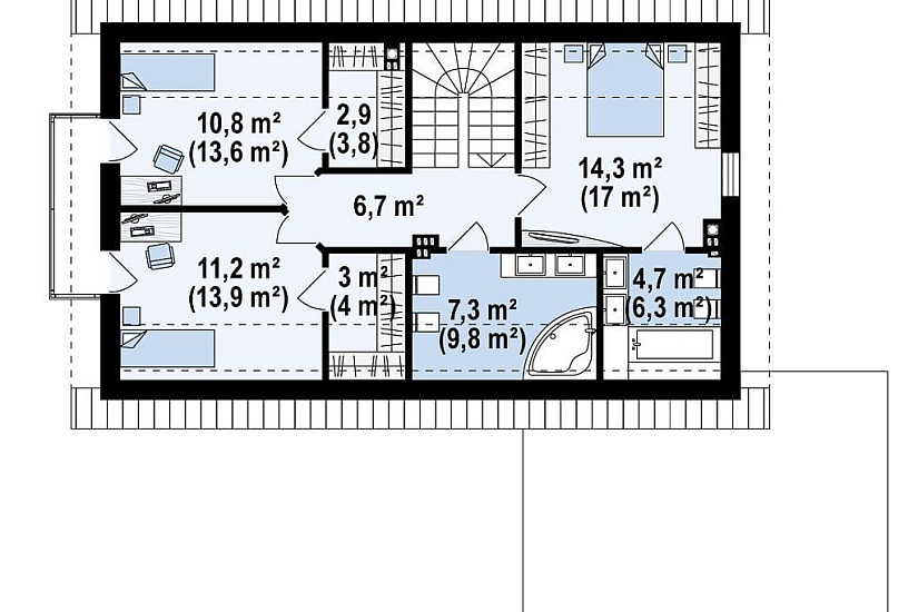 ДОМ ИЗ ГАЗОБЕТОНА ГД-160г