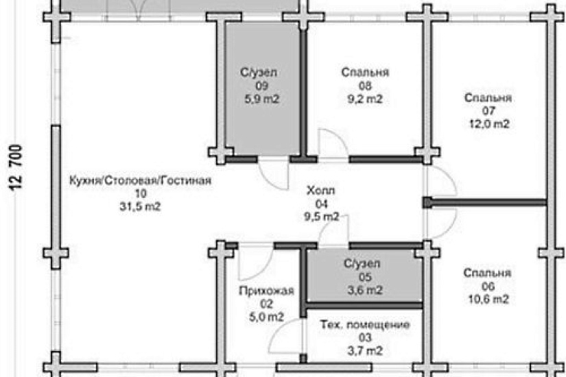 Дом ПБ 124 кв.м.
