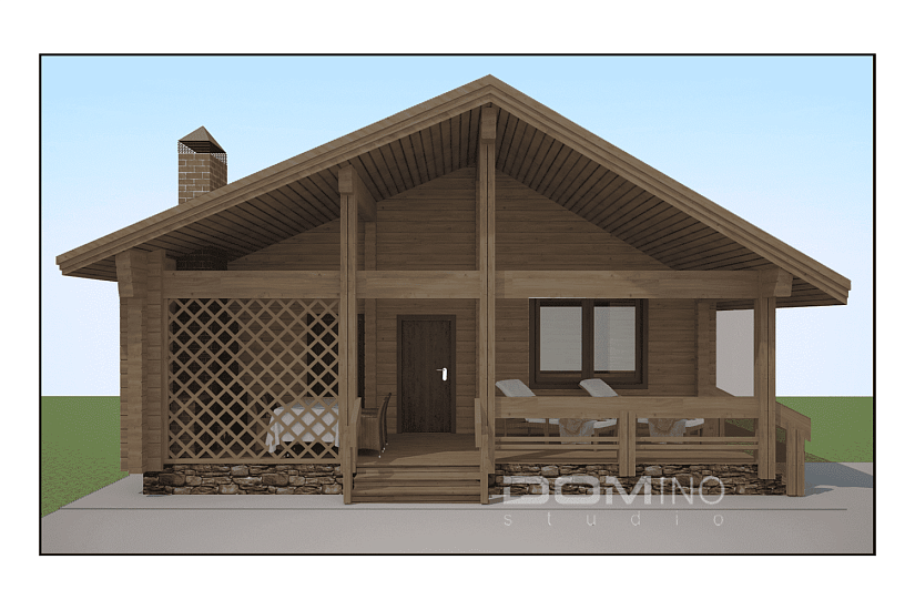 Баня 9х10- 1 эт-брус- АР Баня 9х10- 1 эт-брус- АР