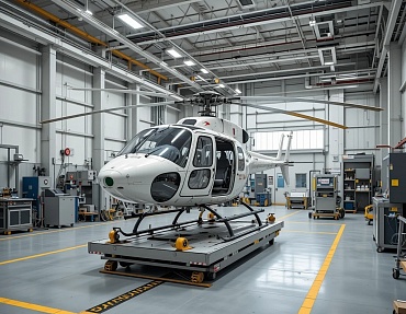 Обследование здания цеха для выпуска вертолетных двигателей