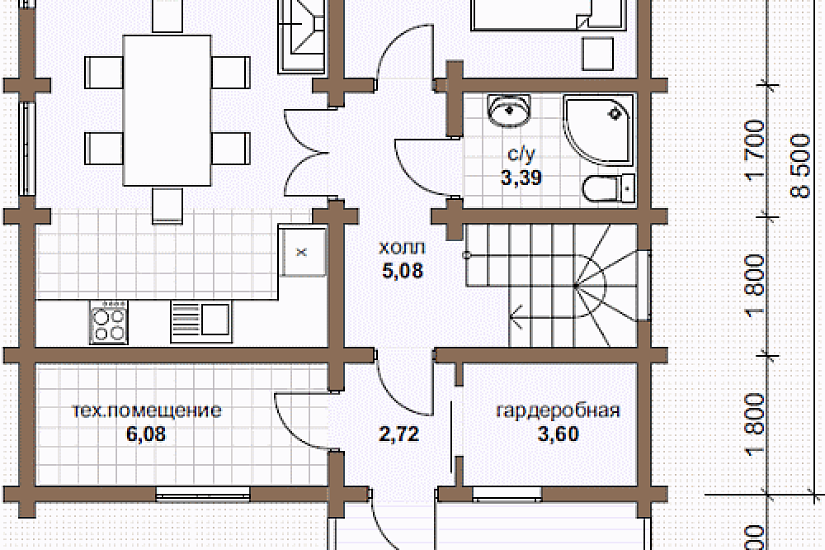 Дом ПБ 127 кв.м.
