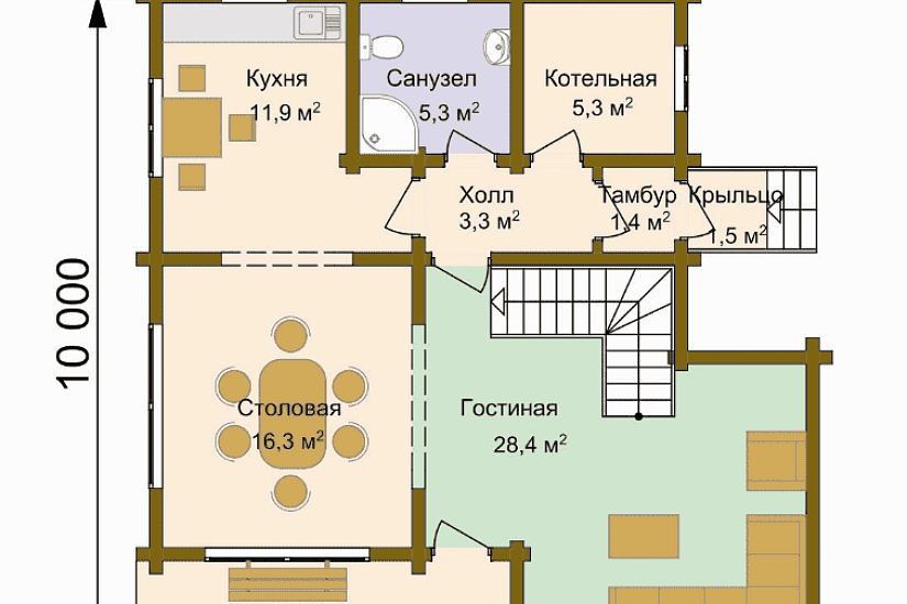 Проект дома "Владимир" Проект дома "Владимир"