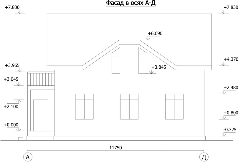 Дом 11,75х7,75-1,5эт-каркасник-КД