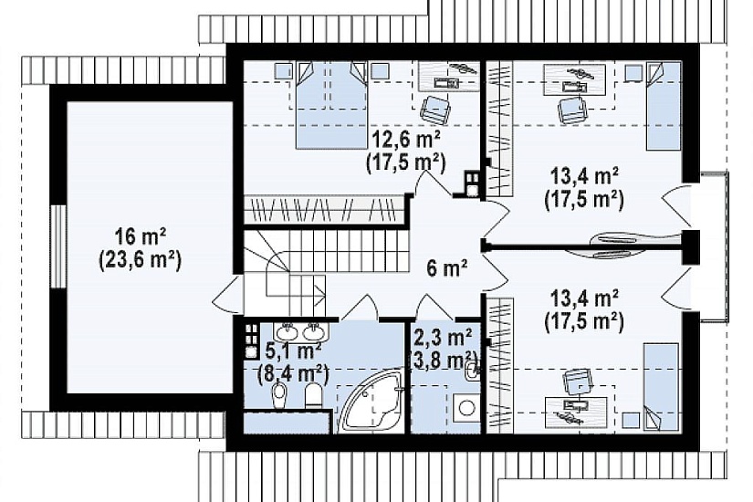 ДОМ ИЗ ГАЗОБЕТОНА ГД-165в