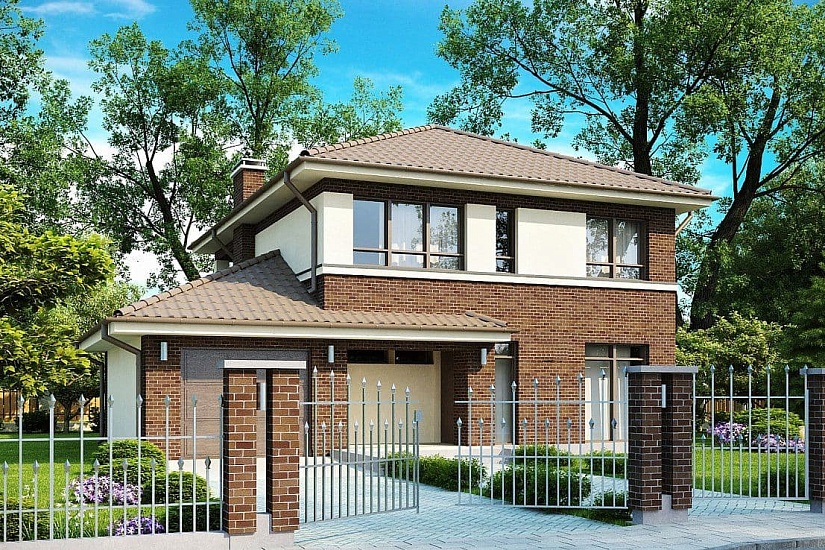 Каркасный дом КД-163