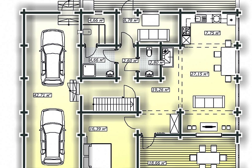 Жилой дом - баня 1562 Жилой дом - баня 1562