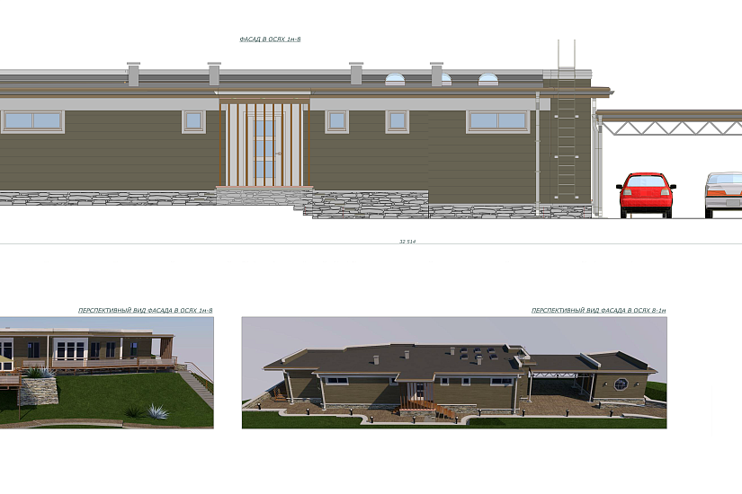 Дом-каркас200мм-32000х7800-КР
