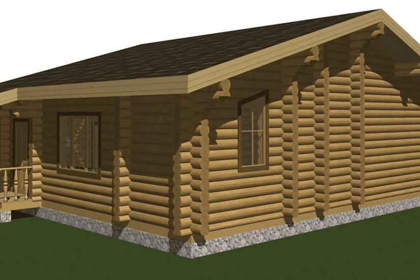 Дом-бревно260мм-11000х8500мм-1эт-АР