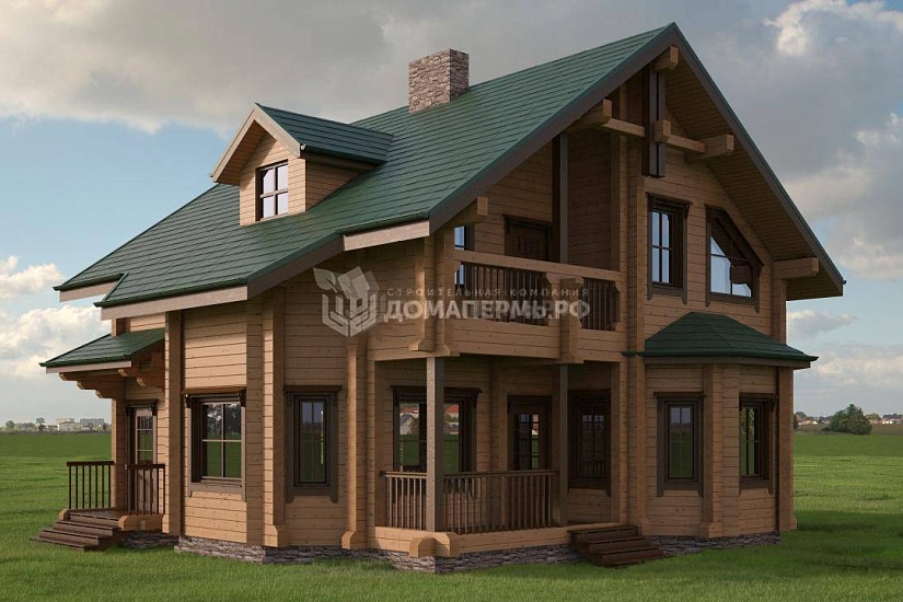 Дом из клееного бруса КБ-179