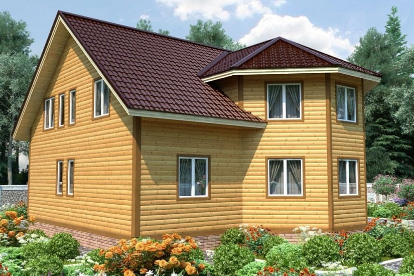 ДОМ ИЗ БРУСА ДБр-200