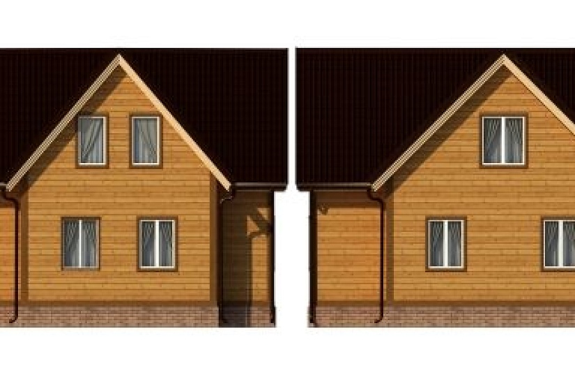 ДОМ ИЗ БРУСА ДБр-114