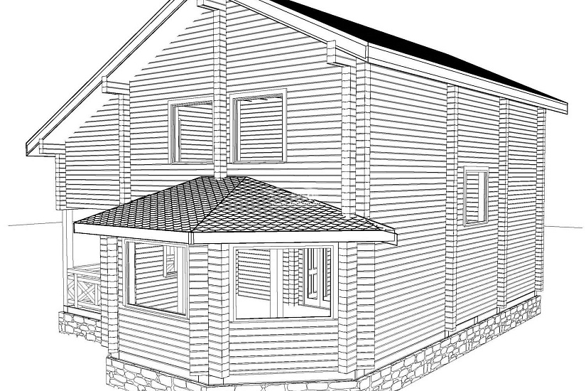 Жилой дом с эркером 2276 Жилой дом с эркером 2276