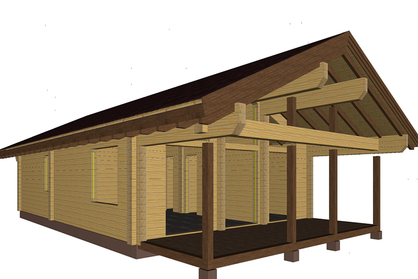 Дом-брус-1этаж-9500х15400-КД
