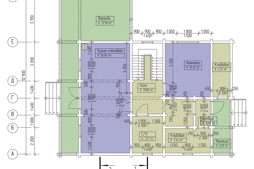 Дом-брус150х150-12900х14000-1,5эт-АР