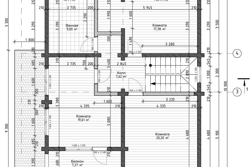 Дом-кл.брус180х210мм-10700х12200мм-АР