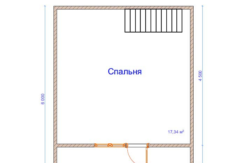 Дом из бруса №11