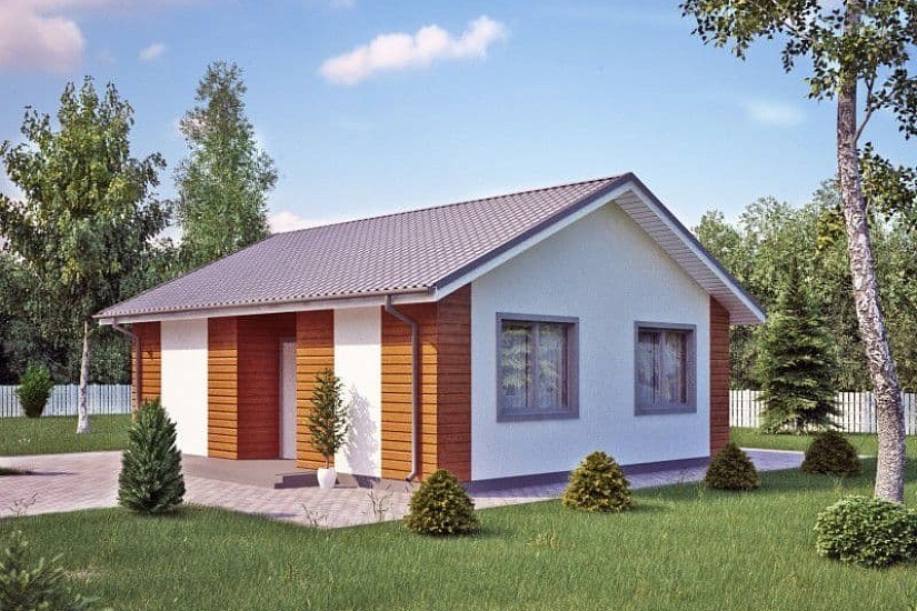 Каркасный дом КД-70