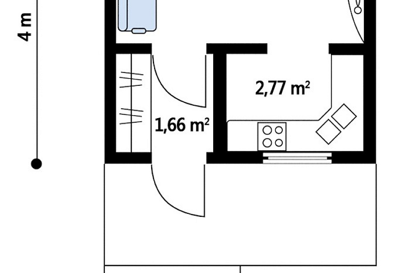 Каркасный дом №1