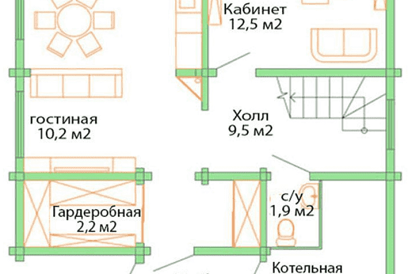 Проект дома "КРАССЕЛЬ"