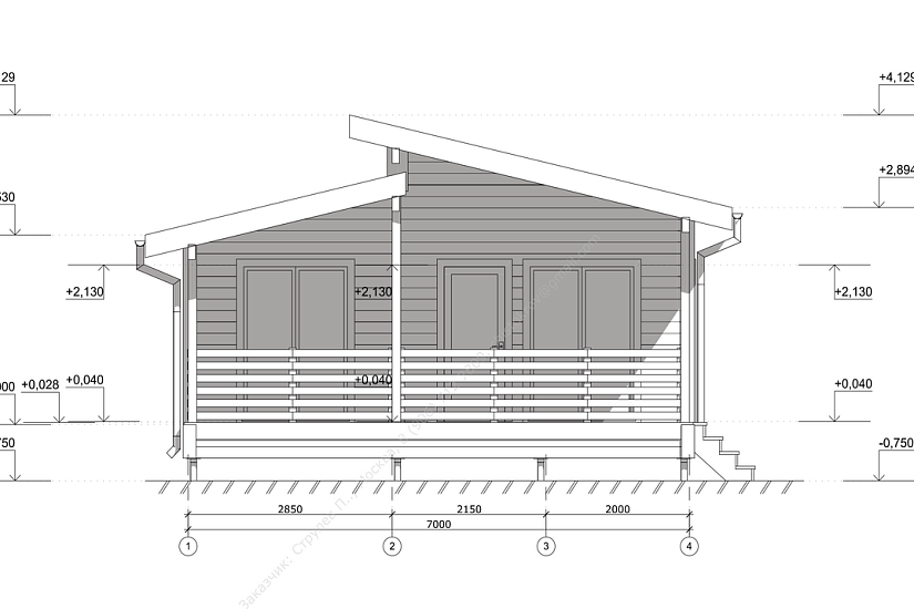 Дом-каркасный-1этаж-7000х9000-АР-КД Дом-каркасный-1этаж-7000х9000-АР-КД