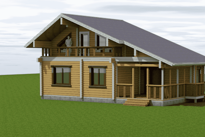 Дом-брус150х150мм-11000х7000мм-1,5эт-АР