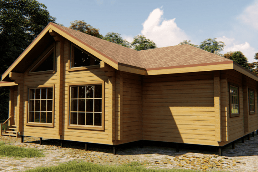 Дом-брус192х192мм-13500х14000мм-1эт-АР-КР Дом-брус192х192мм-13500х14000мм-1эт-АР-КР