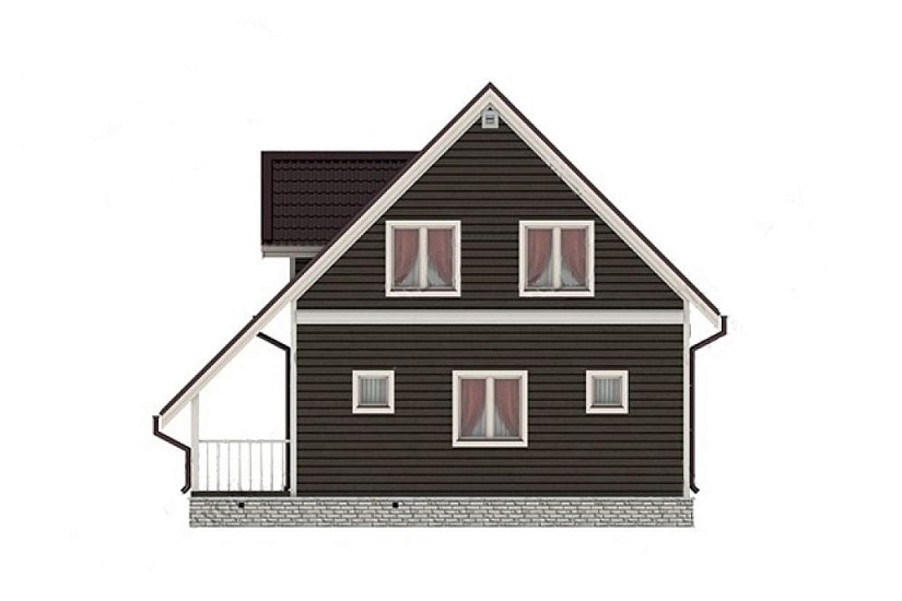 Дом из профилированного бруса ПБ-103