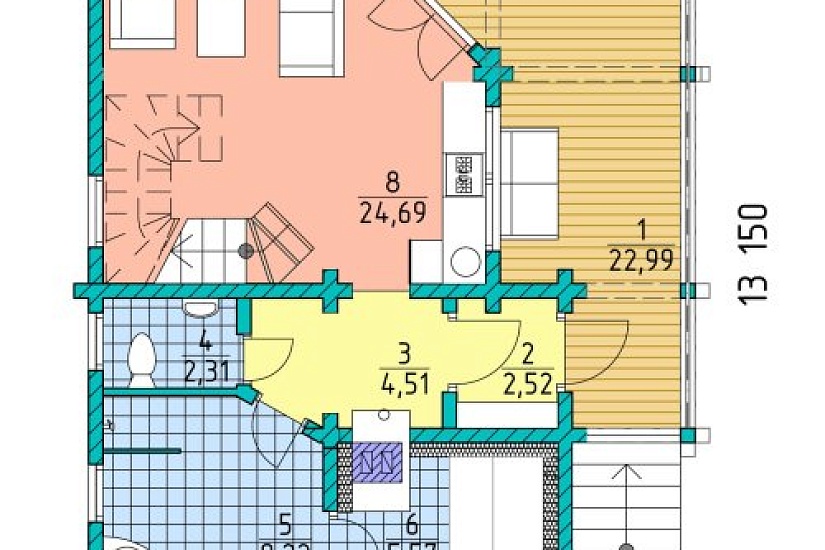 Дом БС - 137 кв.м.