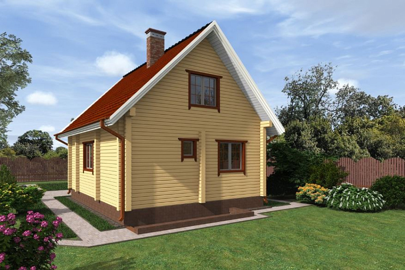 Проект дома из бруса №893 Проект дома из бруса №893