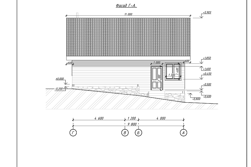 Дом-каркасный150мм-9800х5800-1,5эт-КД
