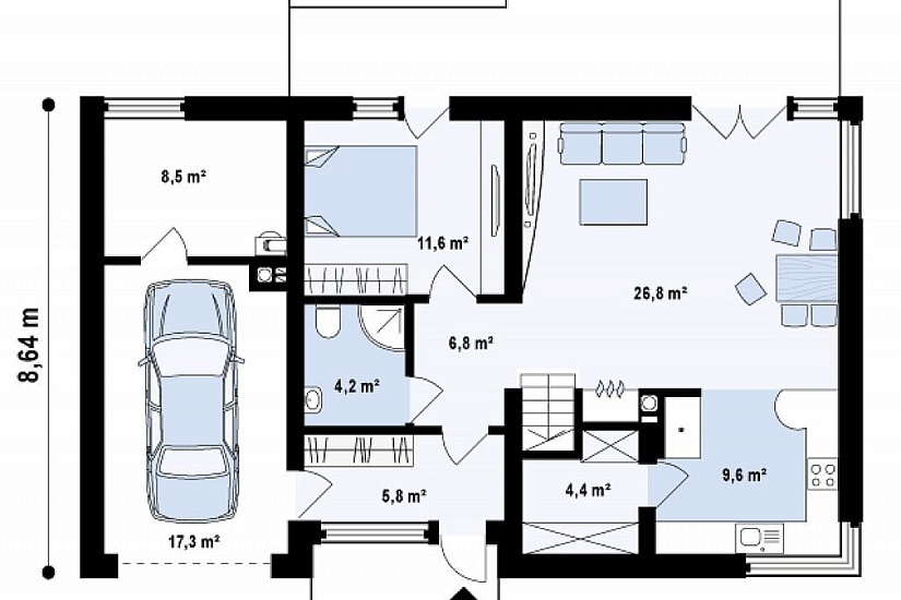 Проект дома K122 Проект дома K122