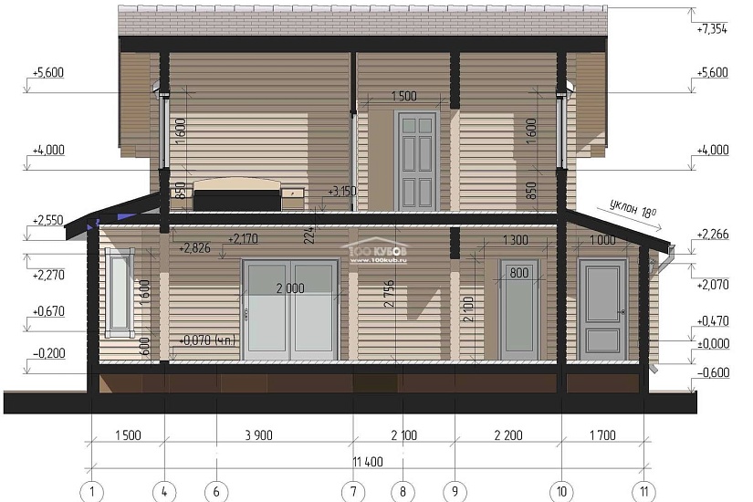 Жилой дом с эркером 2287 Жилой дом с эркером 2287