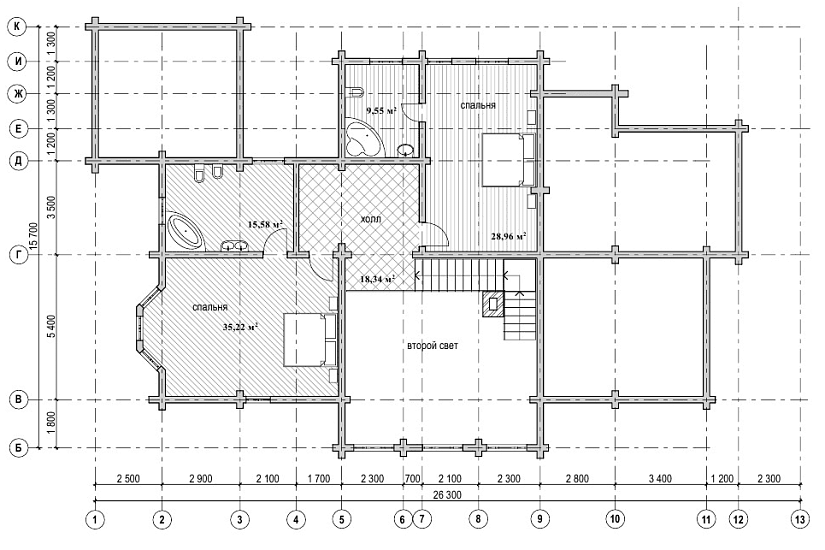 Проект дома "Лесная Заимка"