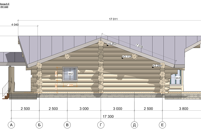 Дом-1эт-бревно450мм-14000х17300-ЭП