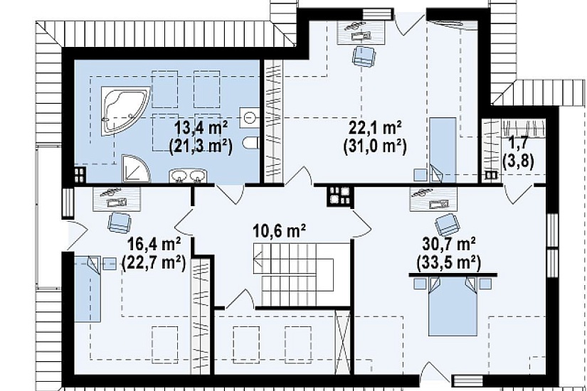 ДОМ ИЗ ГАЗОБЕТОНА ГД-227