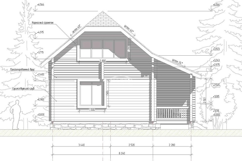 Дачный дом 2240