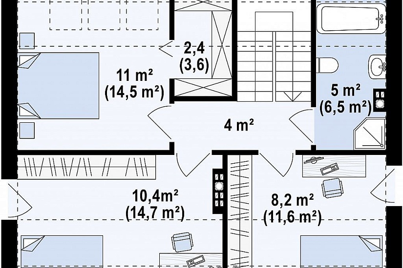 ДОМ ИЗ ГАЗОБЕТОНА ГД-96