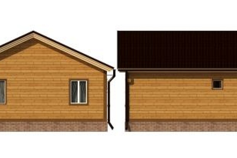 ДОМ ИЗ БРУСА ДБр-77